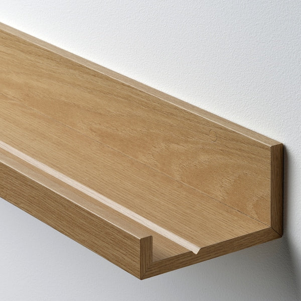 MOSSLANDA - Picture ledge, oak effect, 55 cm