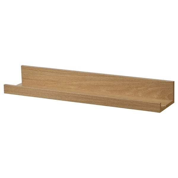Ikea MOSSLANDA - Picture ledge, oak effect, 55 cm