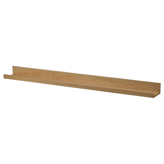 MOSSLANDA - Picture ledge, oak effect, 115 cm