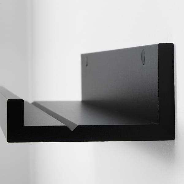 MOSSLANDA picture ledge, black, 115 cm