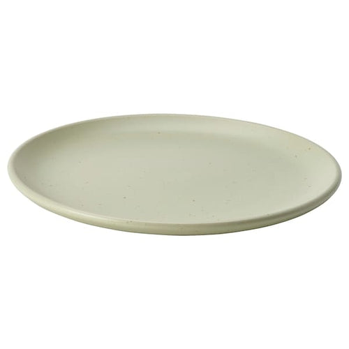 MOSSMAL side plate, dot pattern/light green, 18 cm