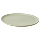 MOSSMAL plate, dot pattern/light green, 22 cm
