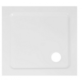 REINFORCED STRUCTURAL TECHNOPOLYMER SQUARED SHOWER TRAY CM80X80 H3