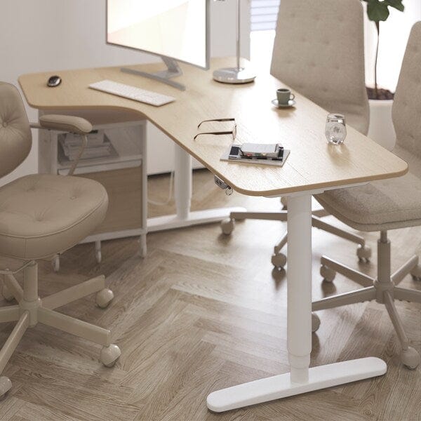 Ikea MULLFJÄLLET chair with castors, - Naggen beige ,