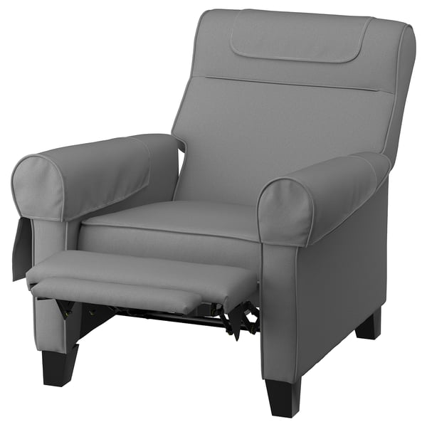 MUREN recliner, Remmarn light grey, 85x97x94 cm