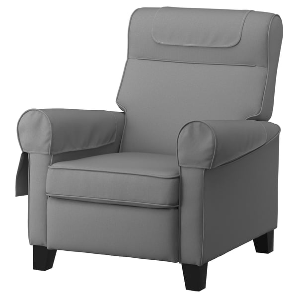MUREN recliner, Remmarn light grey, 85x97x94 cm