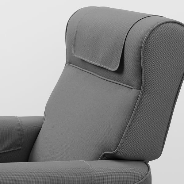 MUREN recliner, Remmarn light grey, 85x97x94 cm