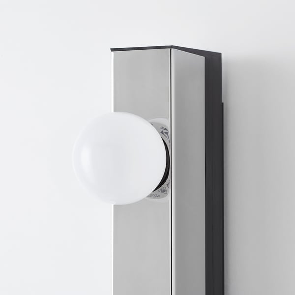 MUSIK wall lamp, wired-in installation, chrome-plated, 60.0x37 mm cm