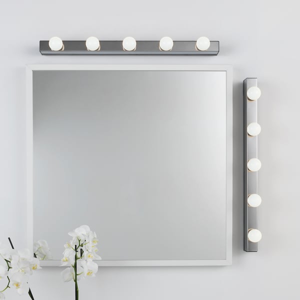 MUSIK wall lamp, wired-in installation, chrome-plated, 60.0x37 mm cm