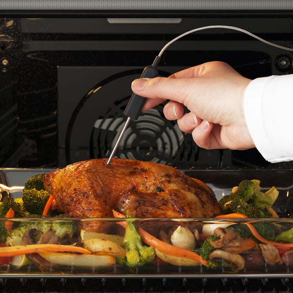 MUTEBO forced air oven with full steam, IKEA 700 stainless steel colour, 59.5x59.4x56.7 cm
