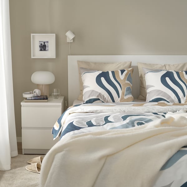 MYGGLASVINGE - MYGGLASVINGE Duvet cover and 2 pillowcases, multicolour, 240x220/50x80 cm