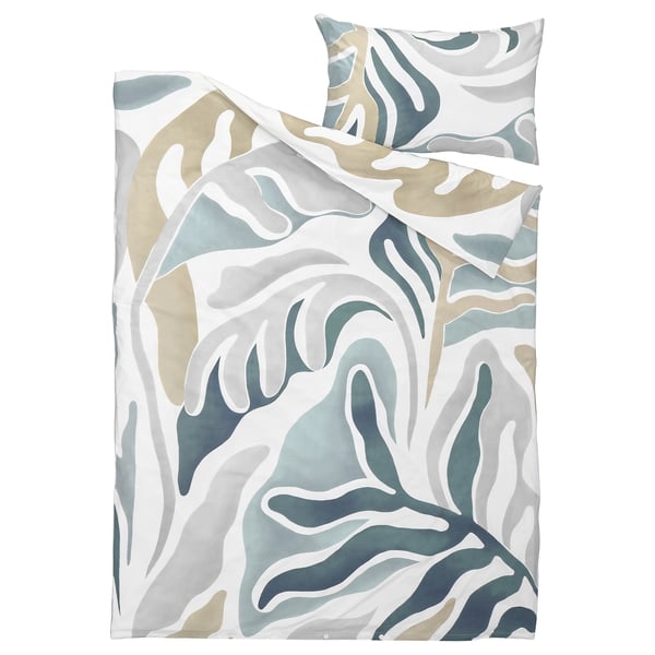 MYGGLASVINGE duvet cover and pillowcase, multicolour, 150x200/50x80 cm