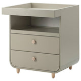 MYLLRA changing table with drawers, beige, 85x97x79 cm