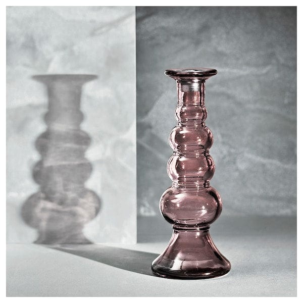 Ikea MYRMOSAIK - Candelabra, pink,22 cm