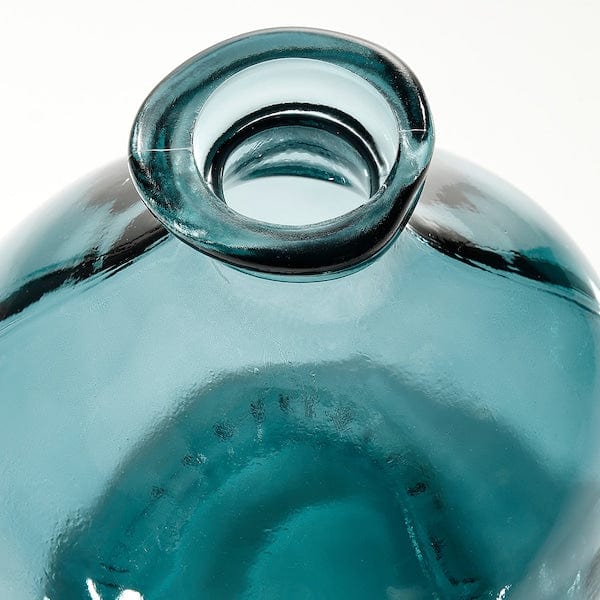 Ikea MYRMOSAIK - Vase, blue,18 cm