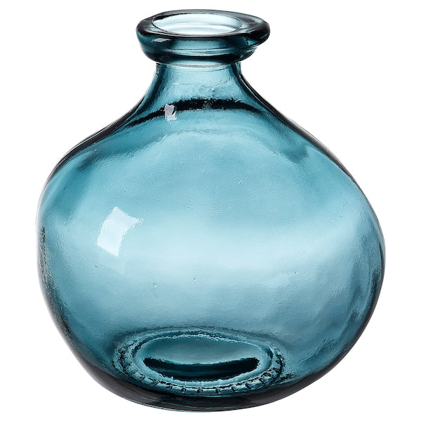 MYRMOSAIK - Vase, blue,18 cm