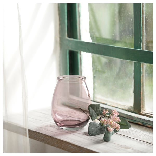 MYRMOSAIK - Vase, pink, 13 cm
