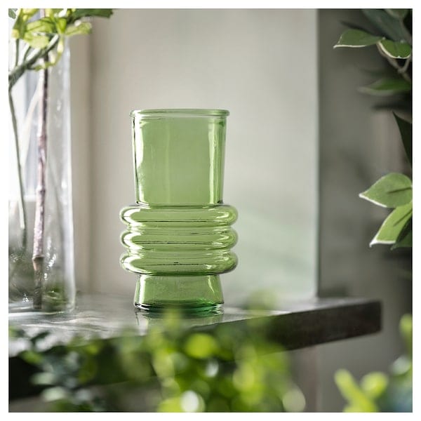 Ikea MYRMOSAIK - Vaso, verde,17 cm
