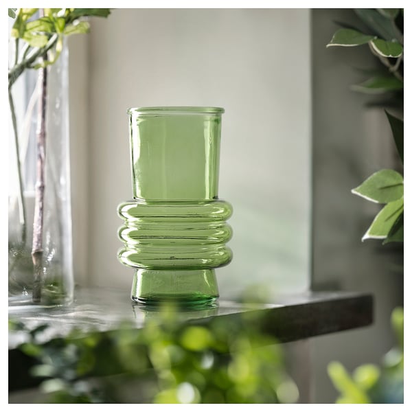 MYRMOSAIK - MYRMOSAIK Vase, green, 17 cm