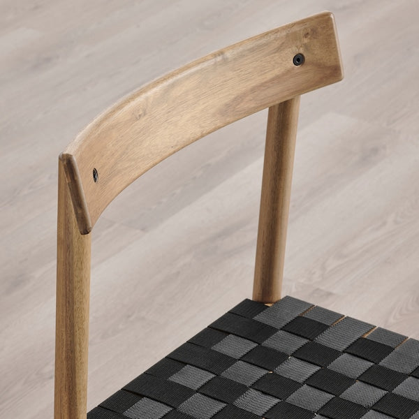 NACKANÄS / NACKANÄS - Table and 4 chairs, acacia/acacia, 140 cm