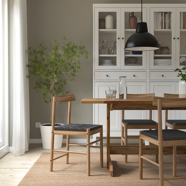 NACKANÄS chair, acacia, 45x81x47 cm