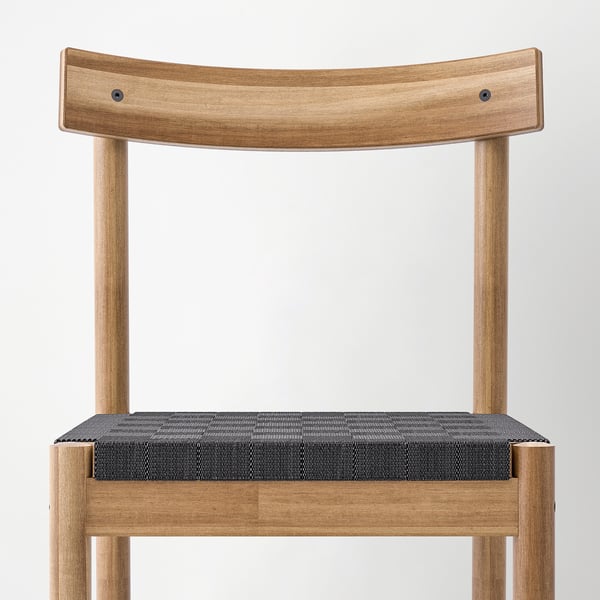 NACKANÄS chair, acacia, 45x81x47 cm