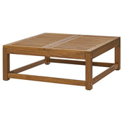 NÄMMARÖ seat sec for modular sofa, outdoor, light brown stained, 81x81 cm