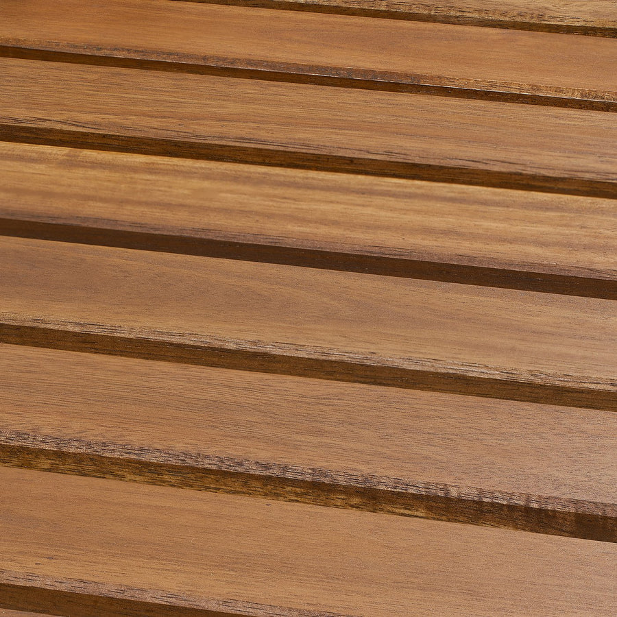 NÄMMARÖ seat sec for modular sofa, outdoor, light brown stained, 81x38x81 cm