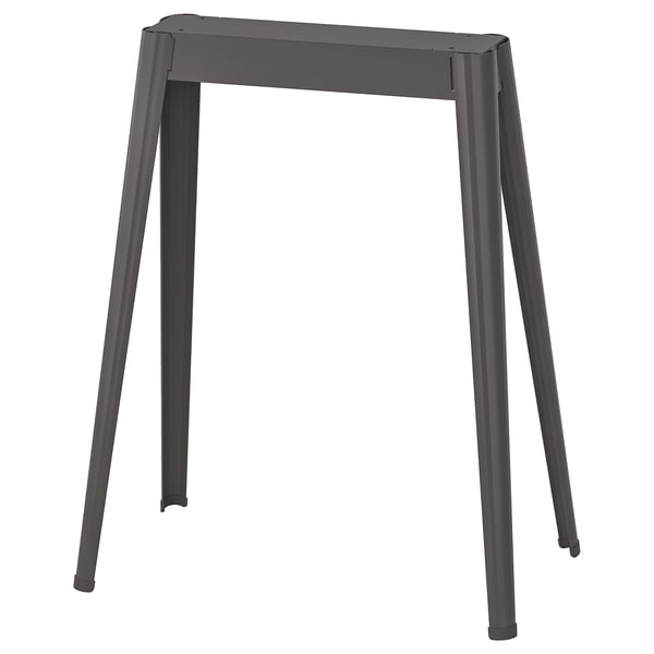 NÄRSPEL trestle, dark grey metal, 29x70x58 cm