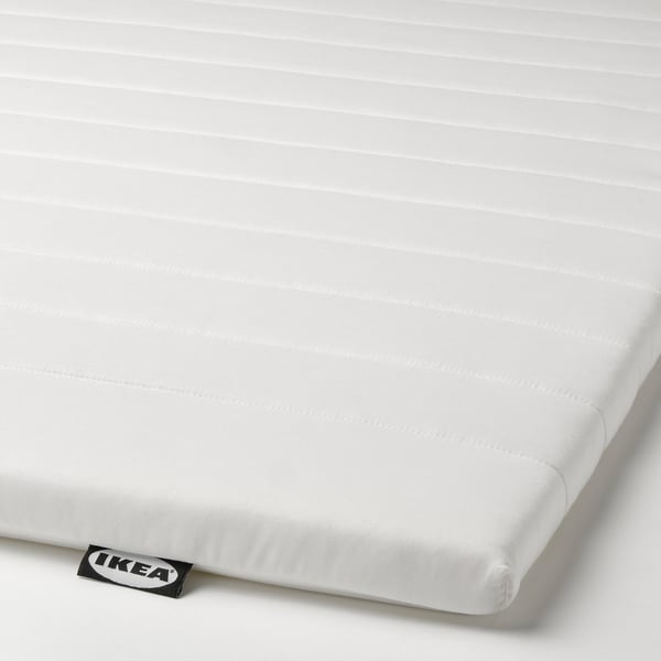 NÄSFJÄLLET mattress pad, white, 140x200 cm