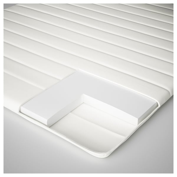 NÄSFJÄLLET mattress pad, white, 80x200 cm