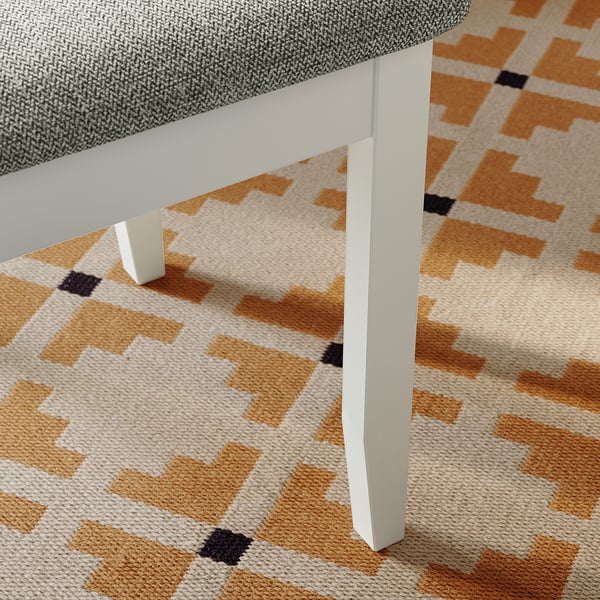 NÄSINGE / NÄSINGE - Table and 2 chairs, white/white Tibbleby beige-grey,80x60 cm