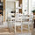 NÄSINGE / NORDVIKEN table and 4 chairs, white/white, 130x80 cm