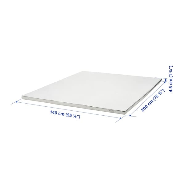 Ikea NÄSTABERG - Topper, bianco,140x200 cm