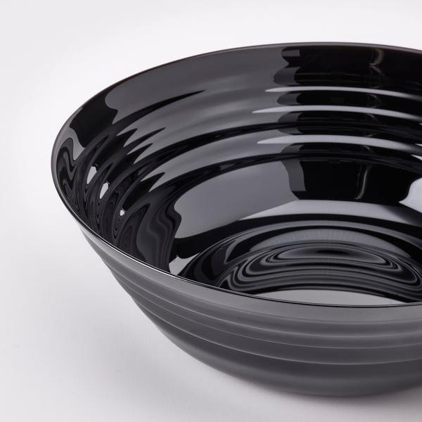 NÄTBARB - NÄTBARB Serving bowl, black, 22 cm
