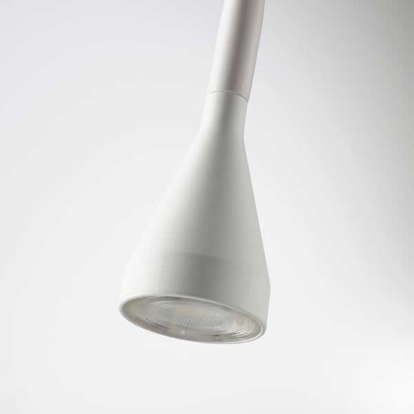 NÄVLINGE LED wall/clamp spotlight, white, 63 cm