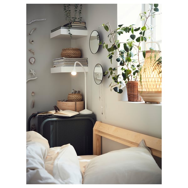 NÄVLINGE LED work lamp, white, 66 cm