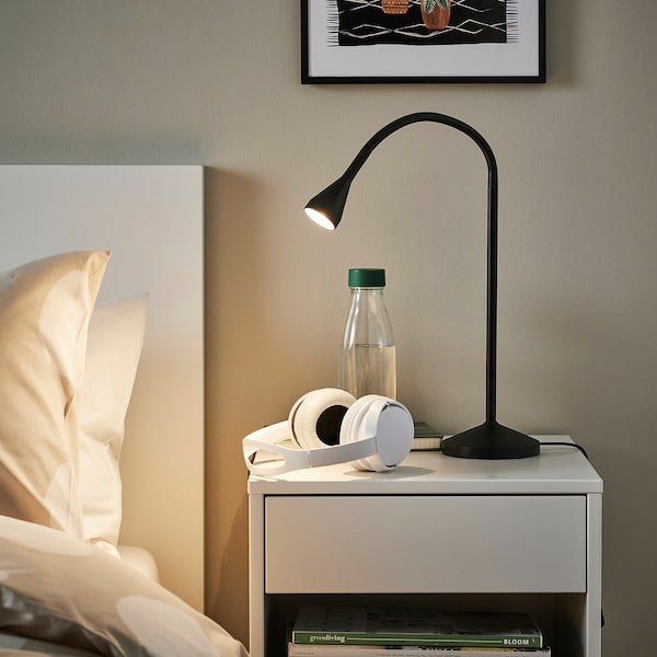 NÄVLINGE LED work lamp - black