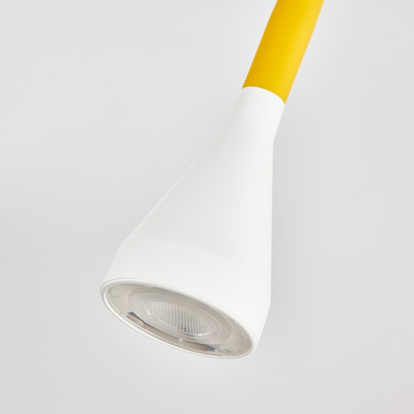 NÄVLINGE - LED desk lamp, yellow/white