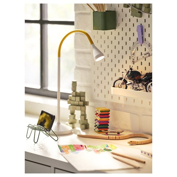 Ikea NÄVLINGE - LED desk lamp, yellow/white