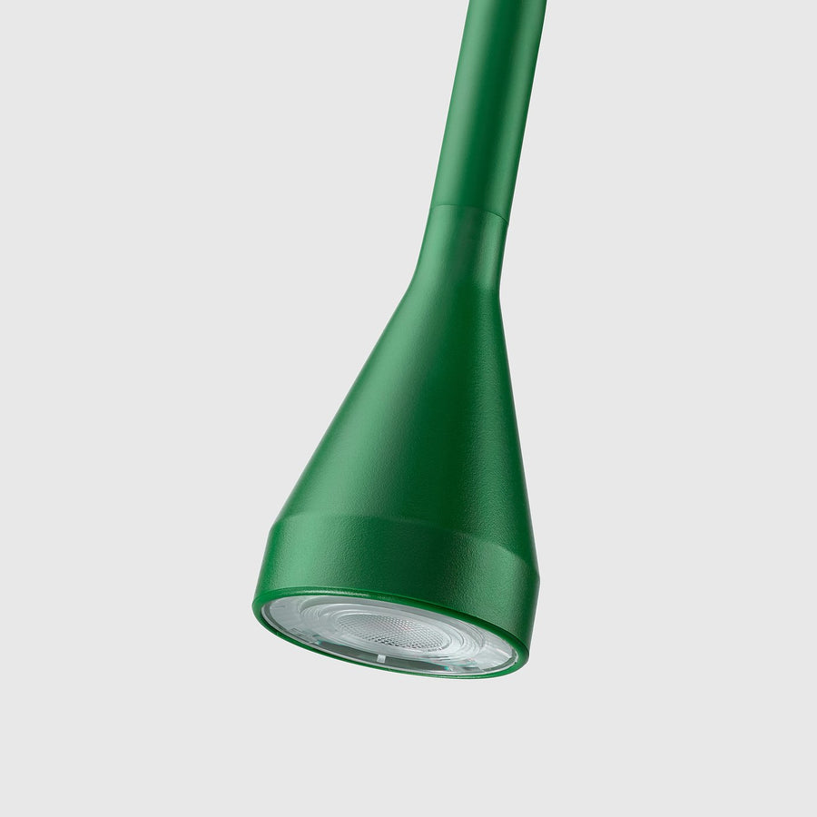 NÄVLINGE LED desk lamp, green, 66 cm