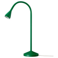 NÄVLINGE LED desk lamp, green, 66 cm