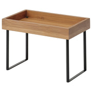 NÅLBLECKA kitchen countertop organiser, metal/bamboo, 23x15x13 cm