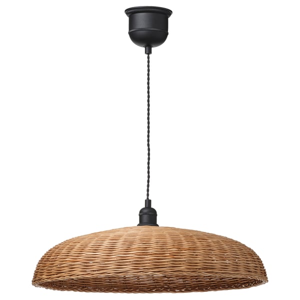 NARRKOLV hanging lamp, rattan, 56 cm