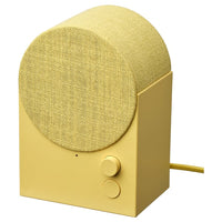 NATTBAD Bluetooth speaker, yellow, 12x18x9 cm