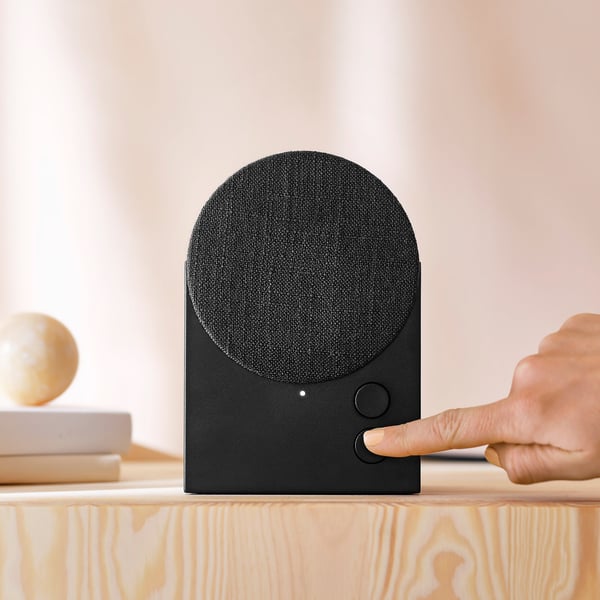 NATTBAD Bluetooth speaker, black, 12x18x9 cm