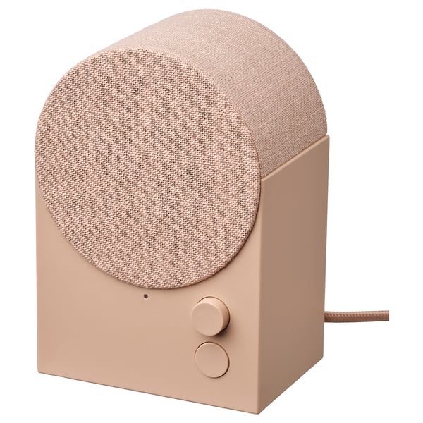 NATTBAD Bluetooth speaker, pink, 12x18x9 cm