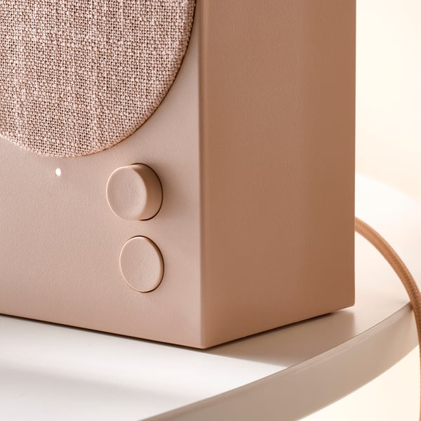 NATTBAD Bluetooth speaker, pink, 12x18x9 cm