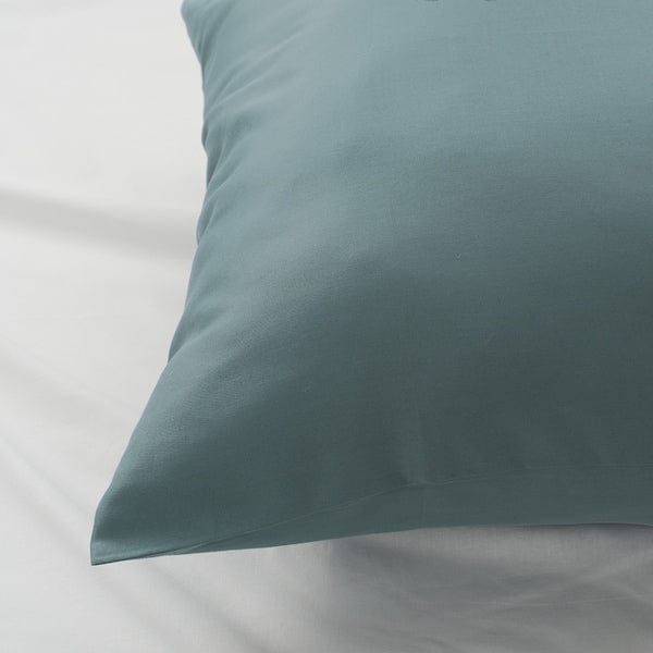 Ikea NATTJASMIN - Pillowcase, teal,50x80 cm