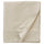 NATTJASMIN flat sheet with top hem, light beige, 240x260 cm
